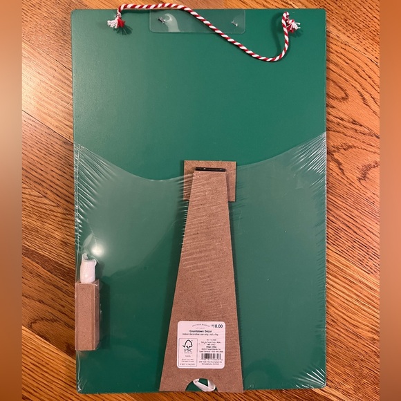 Christmas Tree Countdown Sign NWT - Picture 2 of 2